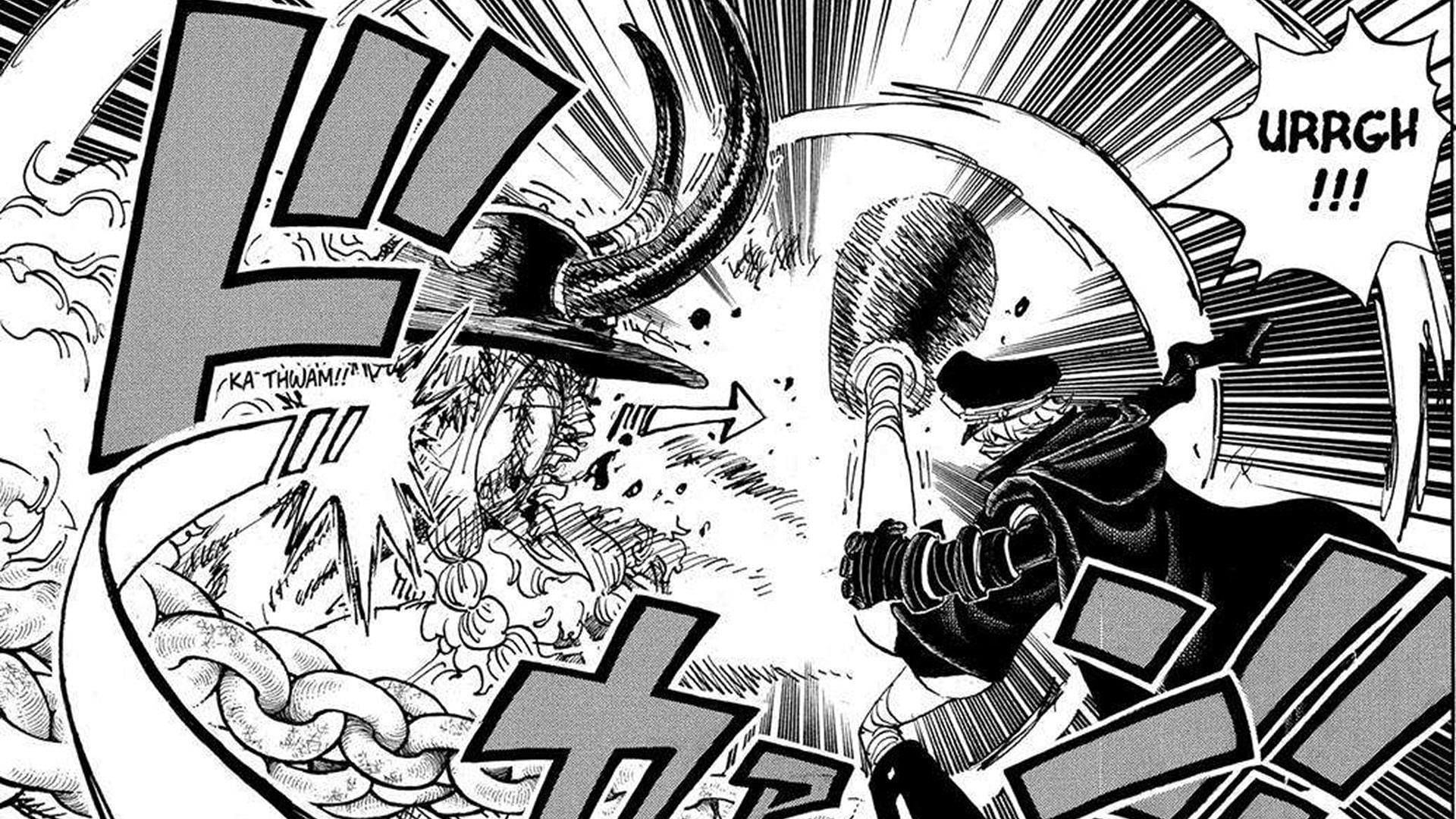 Gunko using the Arrow-Arrow Fruit (Image via Shueisha)