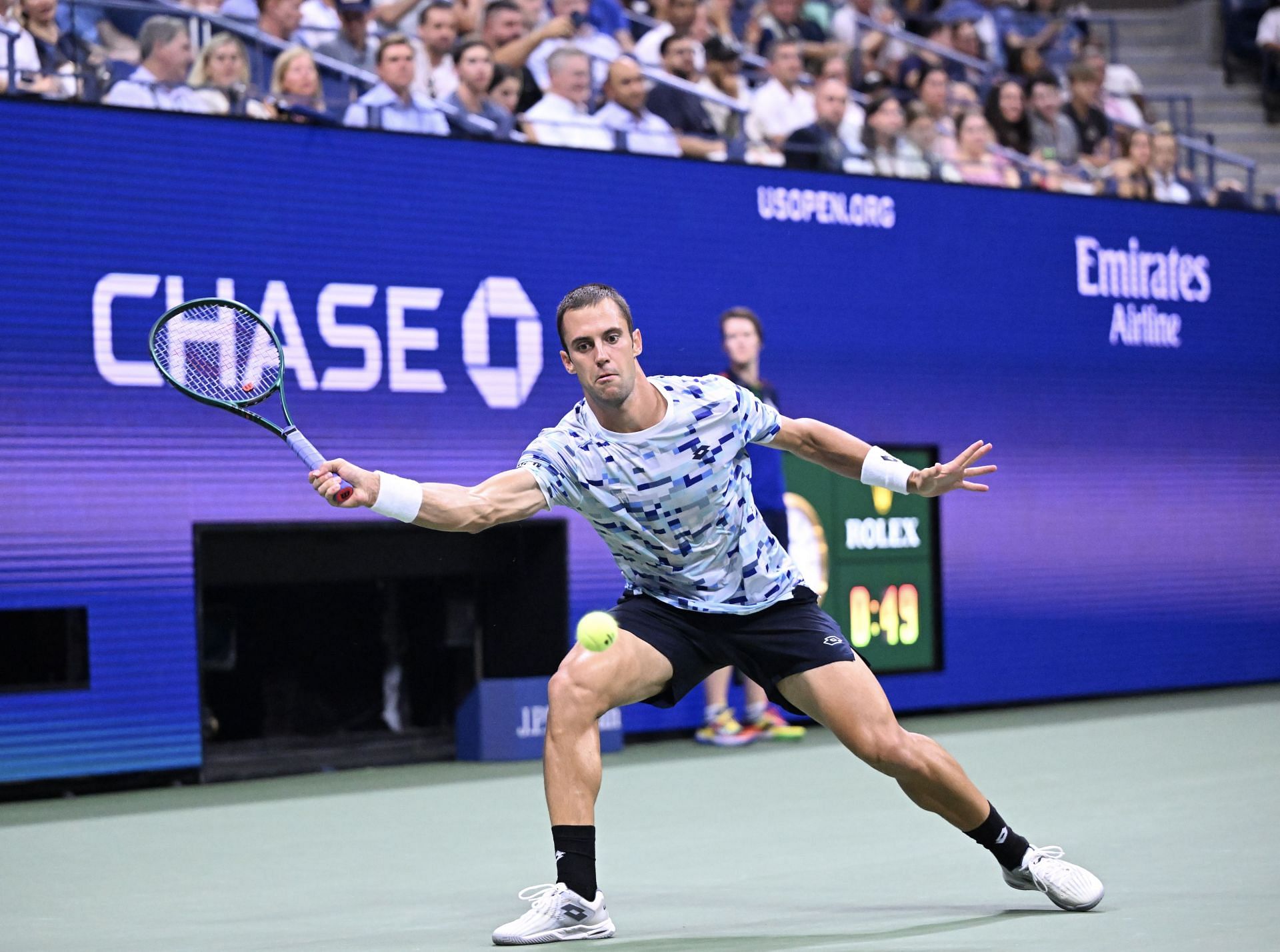 Laslo Djere at the US Open 2024 - Source: Getty