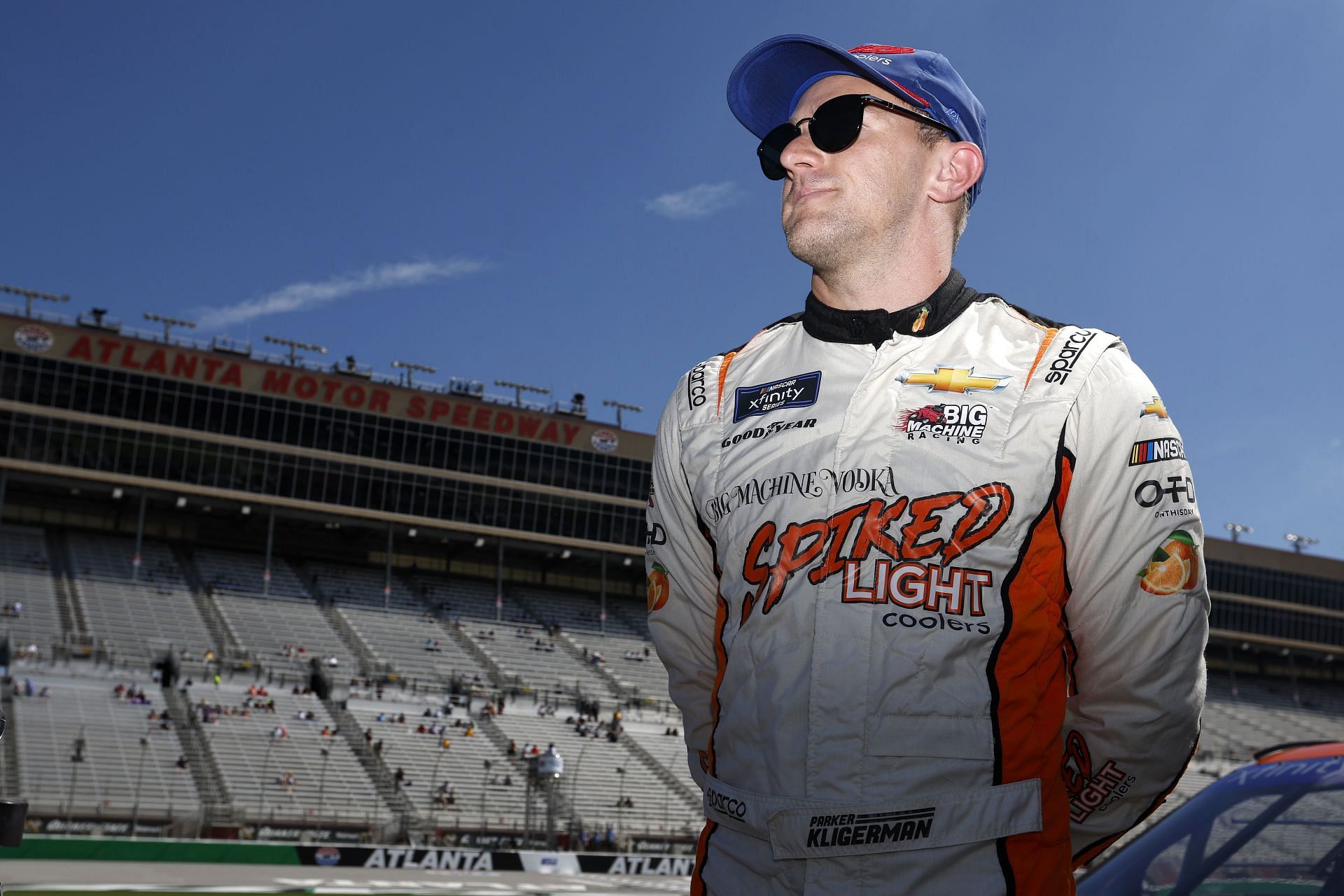 Parker Kligerman looks on during qualifying for the NASCAR Xfinity Series Focused Health 250  at Atlanta Motor Speedway (September 07, 2024 - Source: Getty)