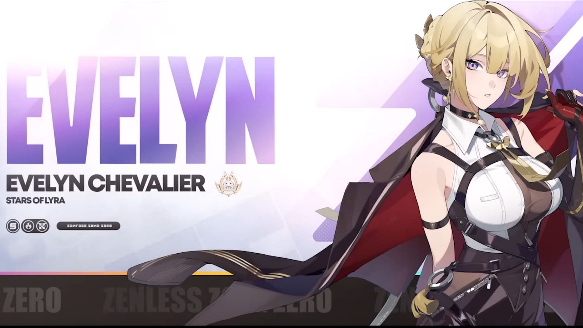 Image showing Evelyn in Zenless Zone Zero