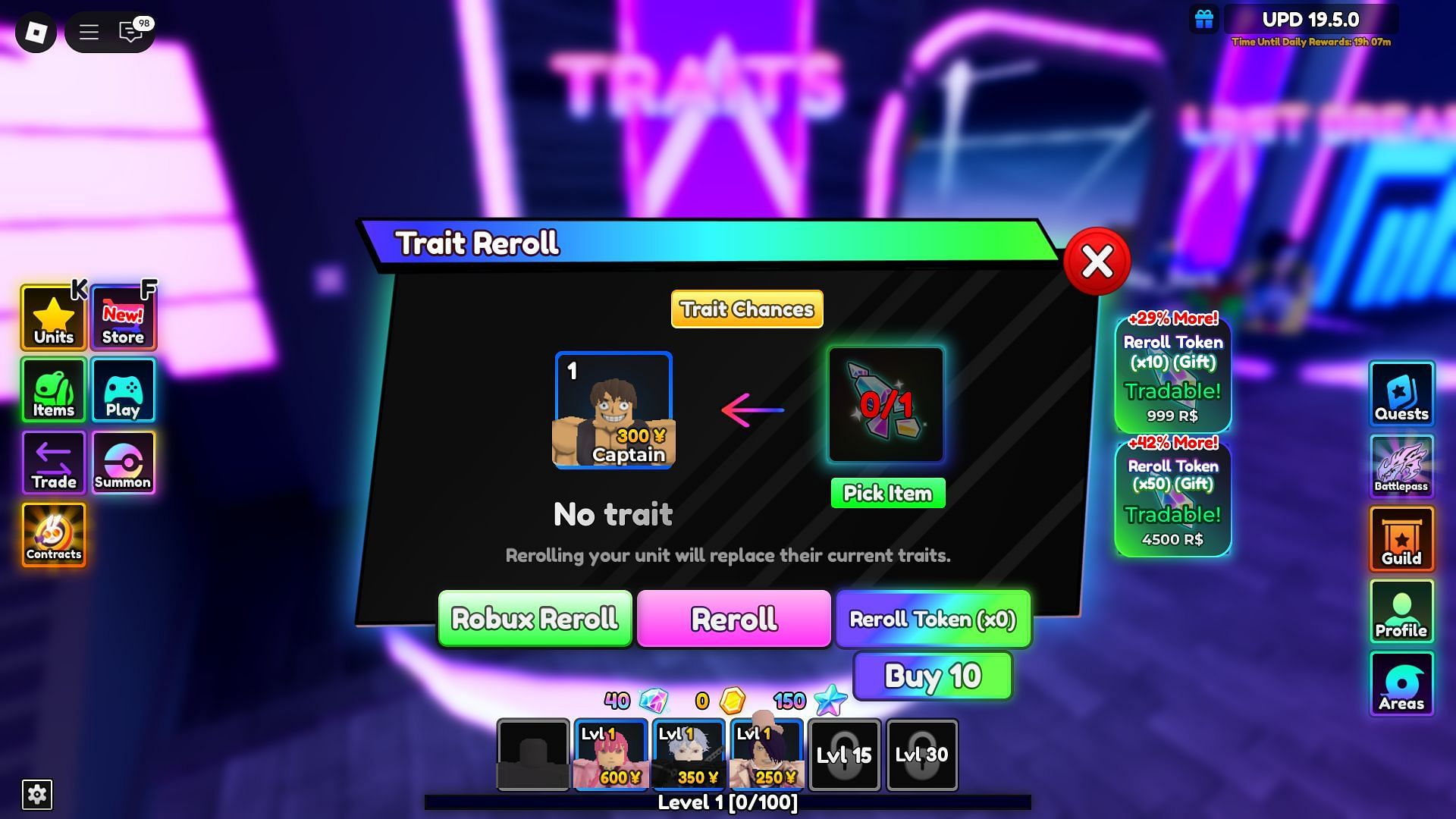 Interact with Whis to get Celestial Trait (Image via Roblox)