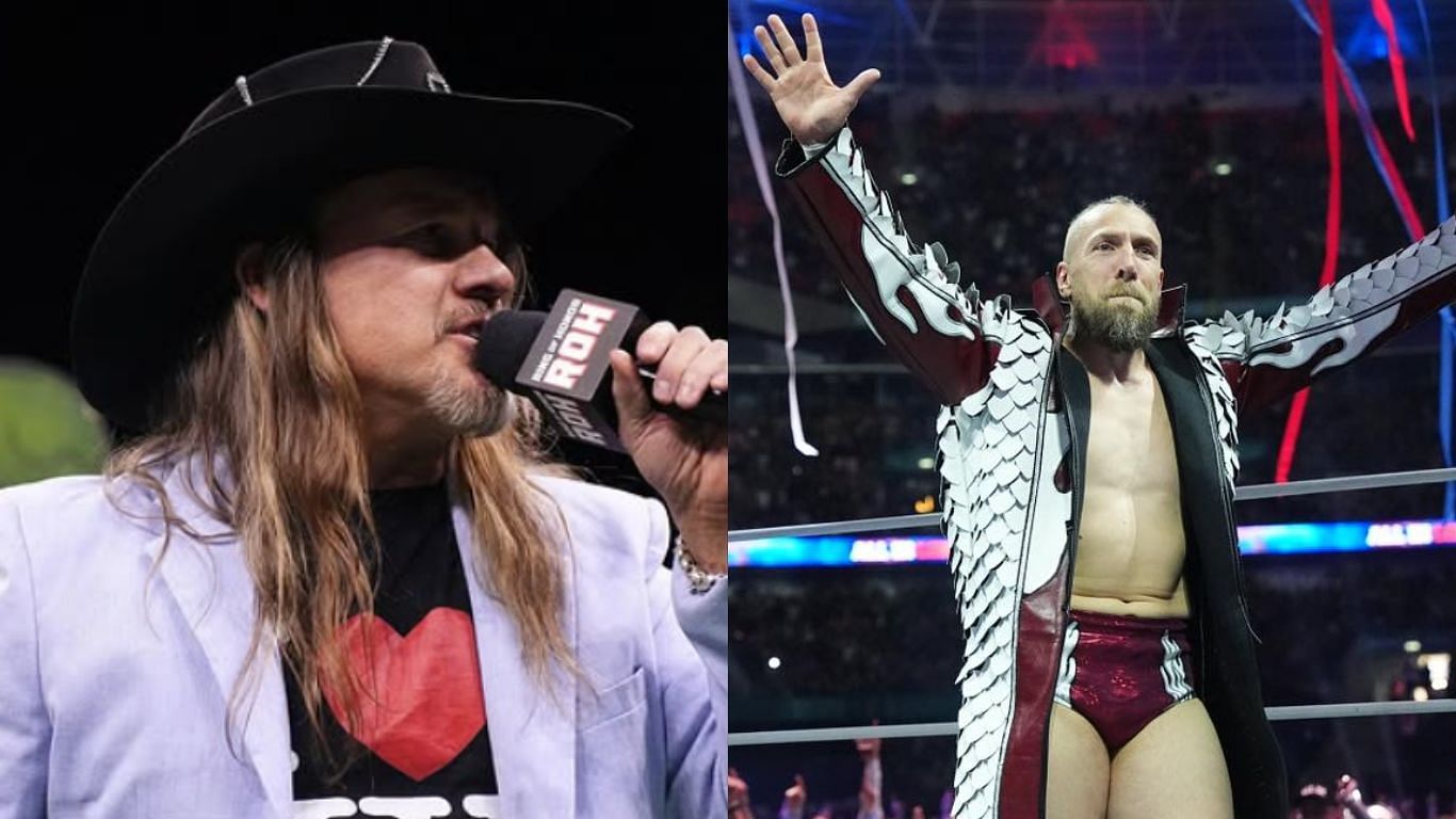 Bryan Danielson retired from in-ring action at AEW WrestleDream [image credits: ROH IG, AEW Facebook]]