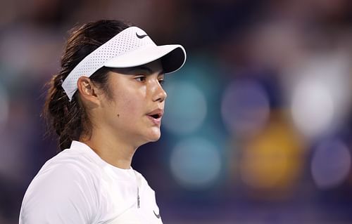 Emma Raducanu at the Abu Dhabi Open - Source: Getty