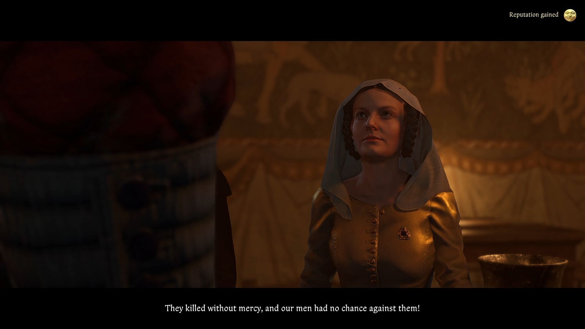 Sometimes it is best to think before you speak, especially in a video game (Image via Deep Silver)