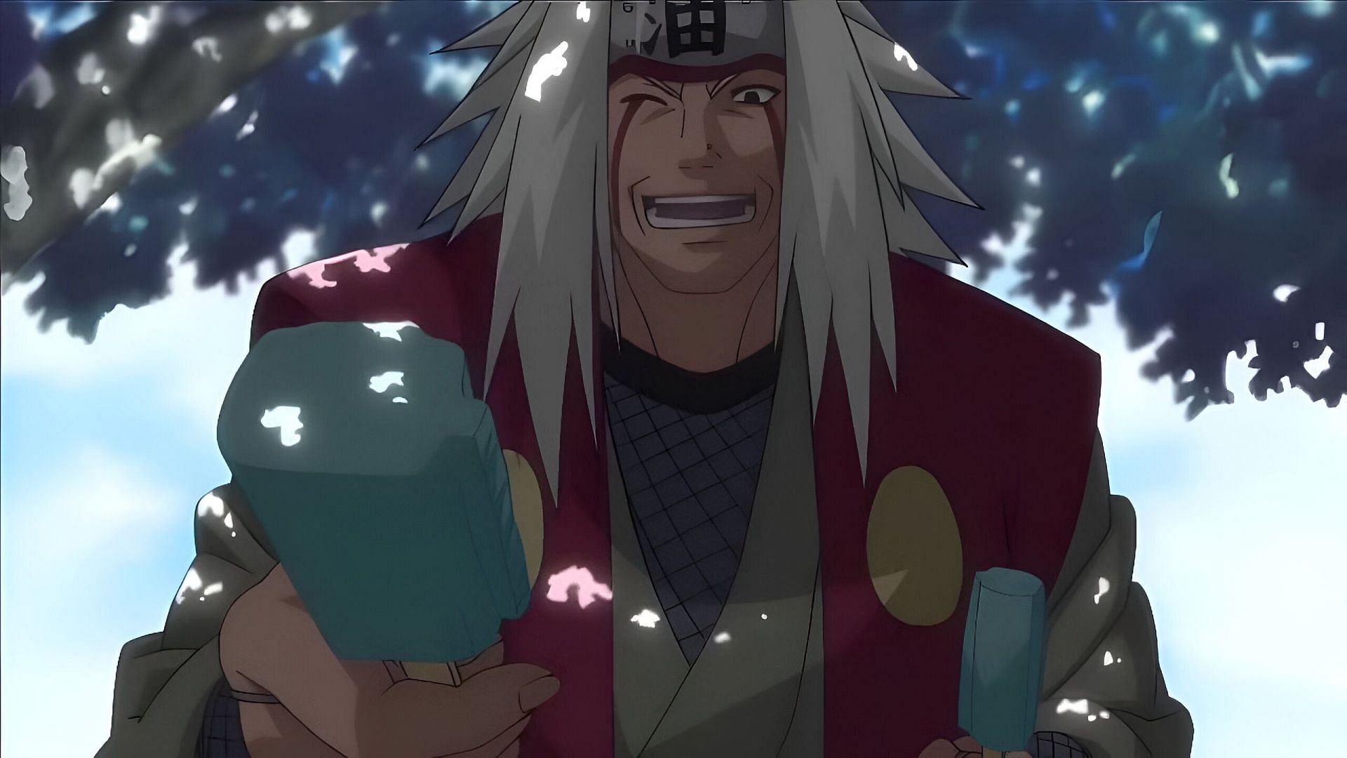 One of the anime characters like All Might, Jiraiya as seen in the anime (Image via Studio Pierrot)