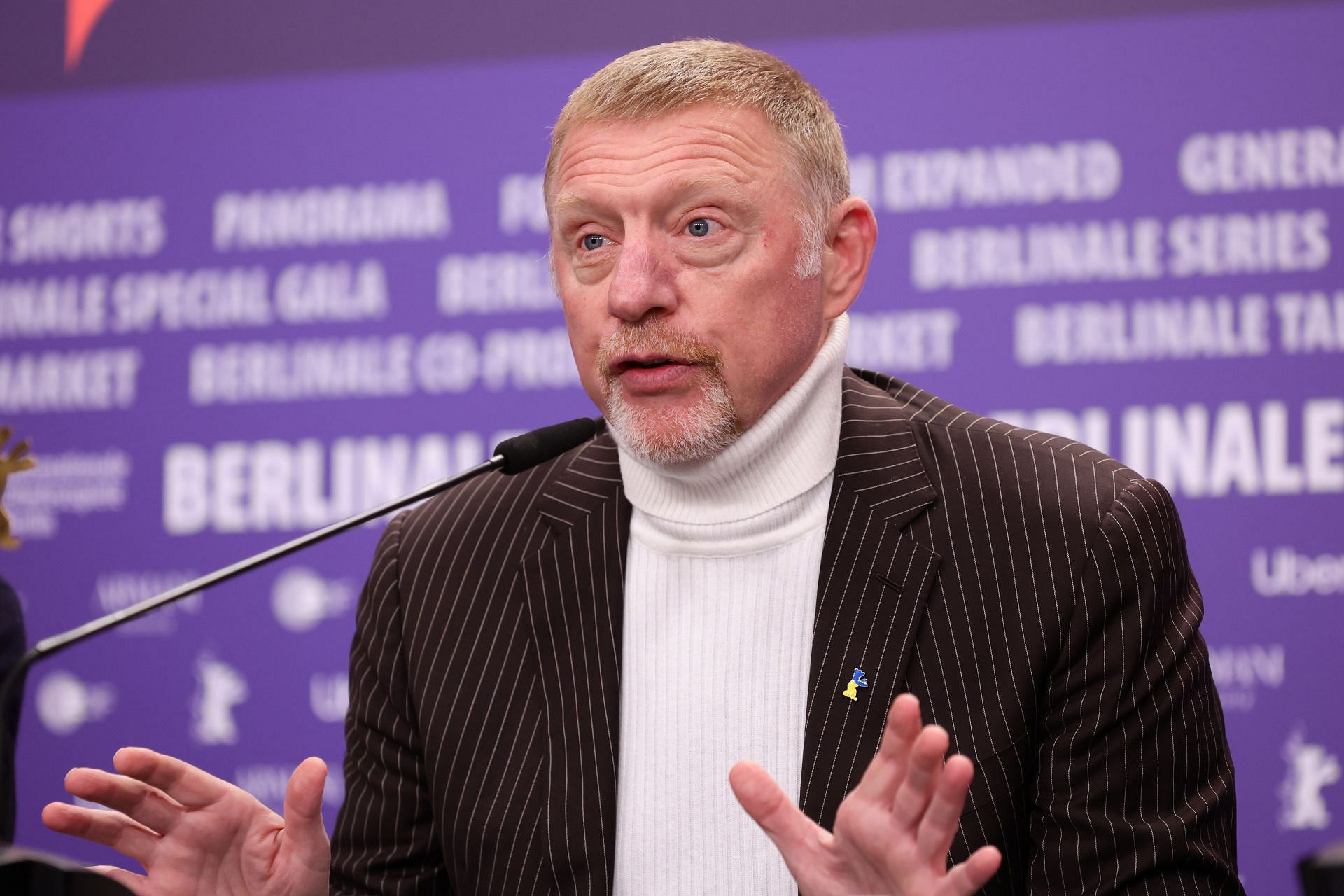 &quot;Boom! Boom! The World vs. Boris Becker&quot; Press Conference - 73rd Berlinale International Film Festival - Source: Getty