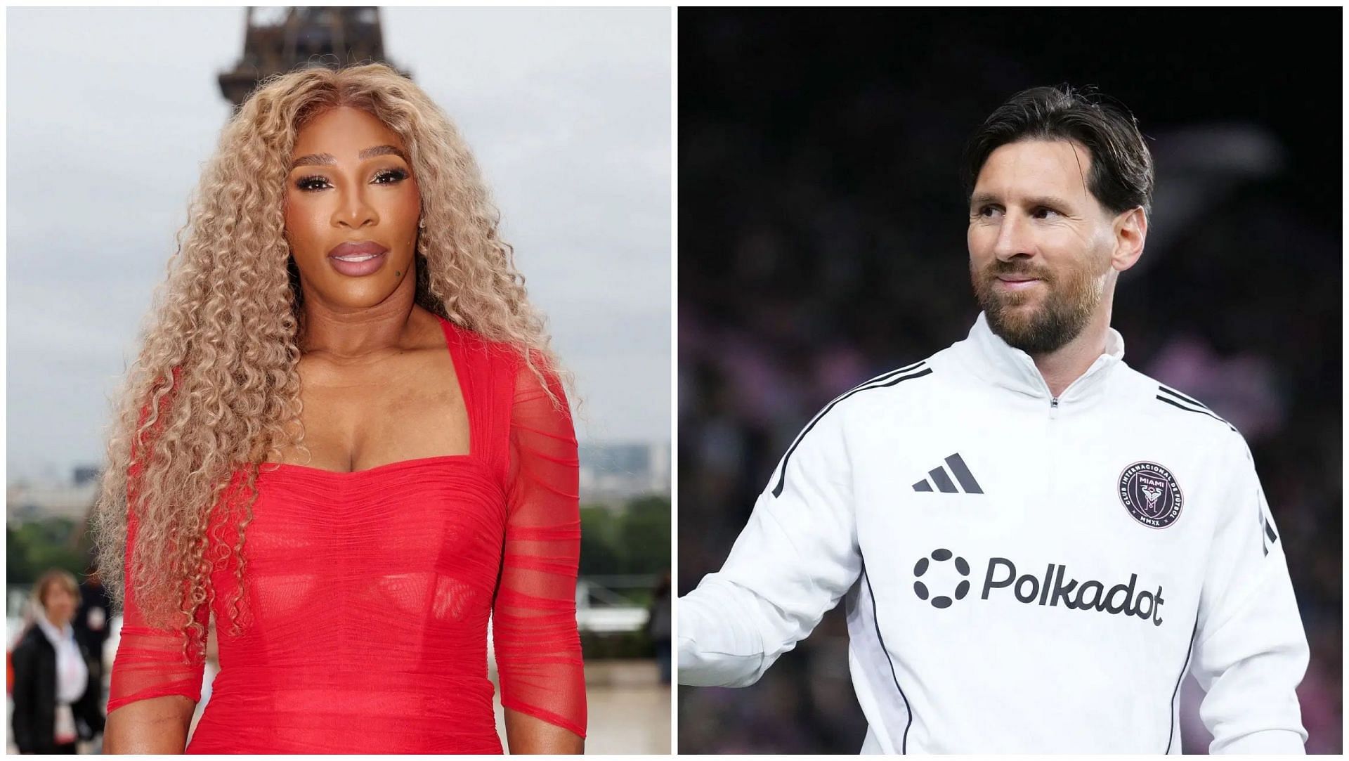 Serena Williams and Lionel Messi