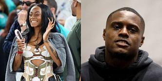 Sha'Carri Richardson makes joint appearance with Christian Coleman in New Orleans as they gear up for Super Bowl weekend