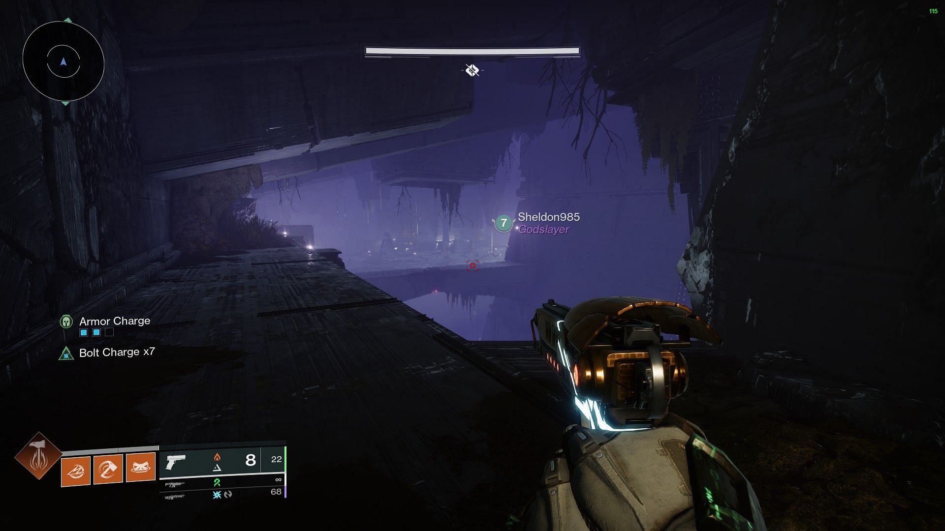 Pyramid underground city after first encounter (Image via Bungie)