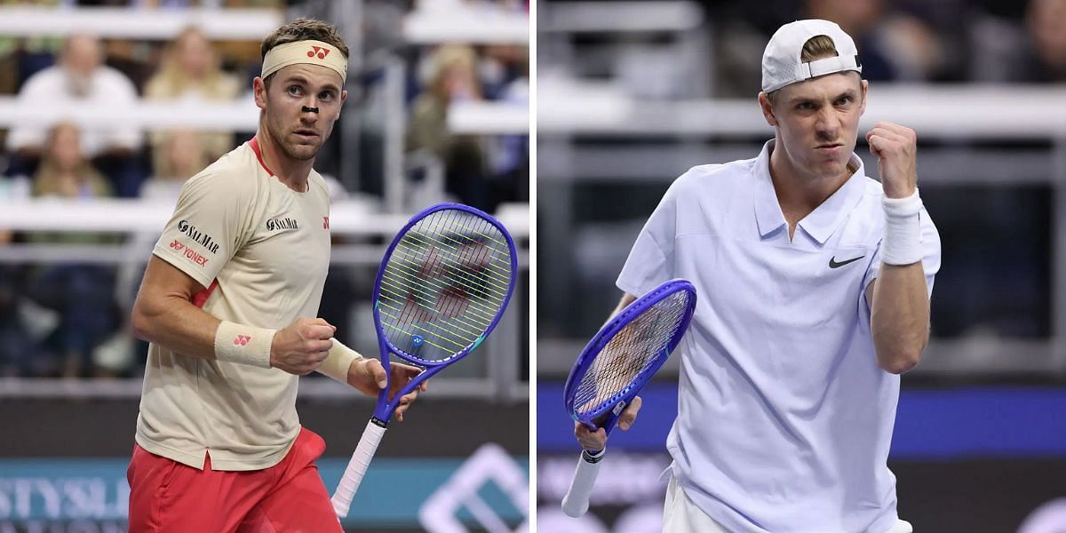 Casper Ruud will meet Denis Shapovalov in the final of the Dallas Open 2025. (Photos: Getty)