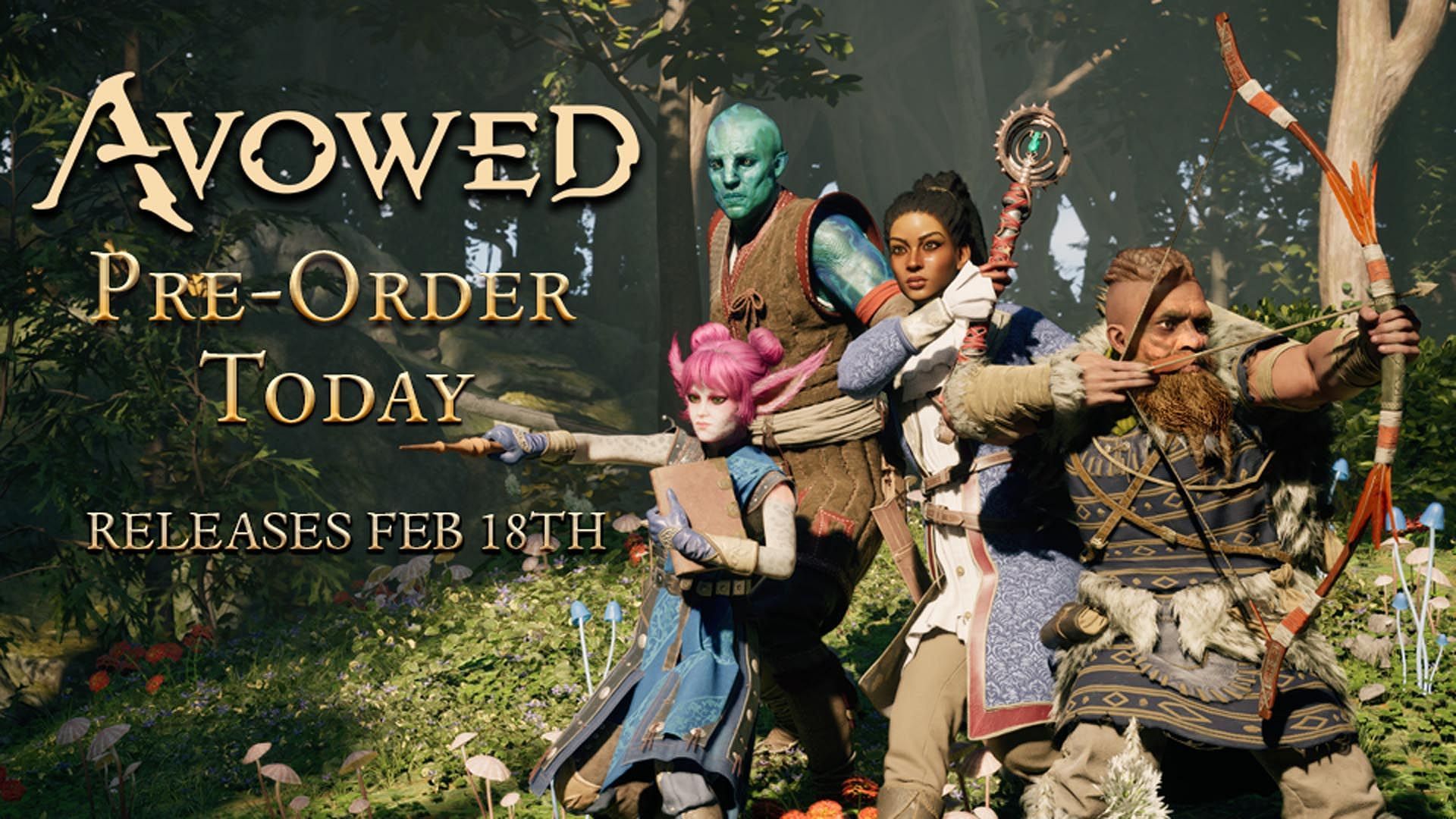 Avowed is available as pre-release on Feb 13 (Image via Xbox Game Studios)