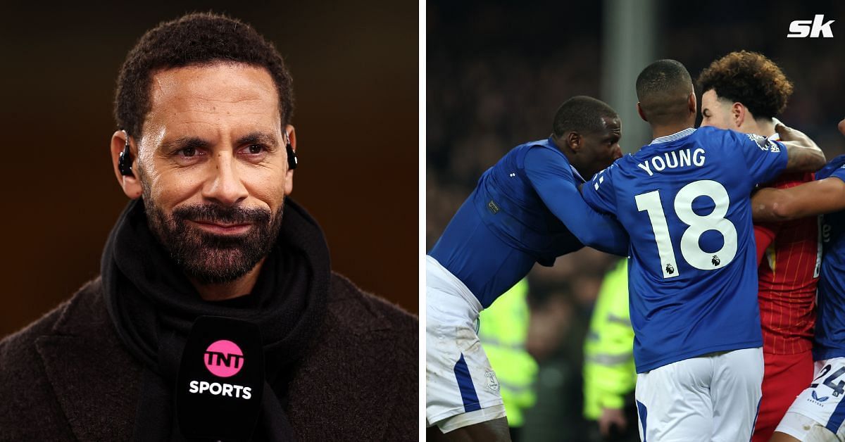 Liverpool vs Everton descended into chaos after the final whistle at Goodison Park 