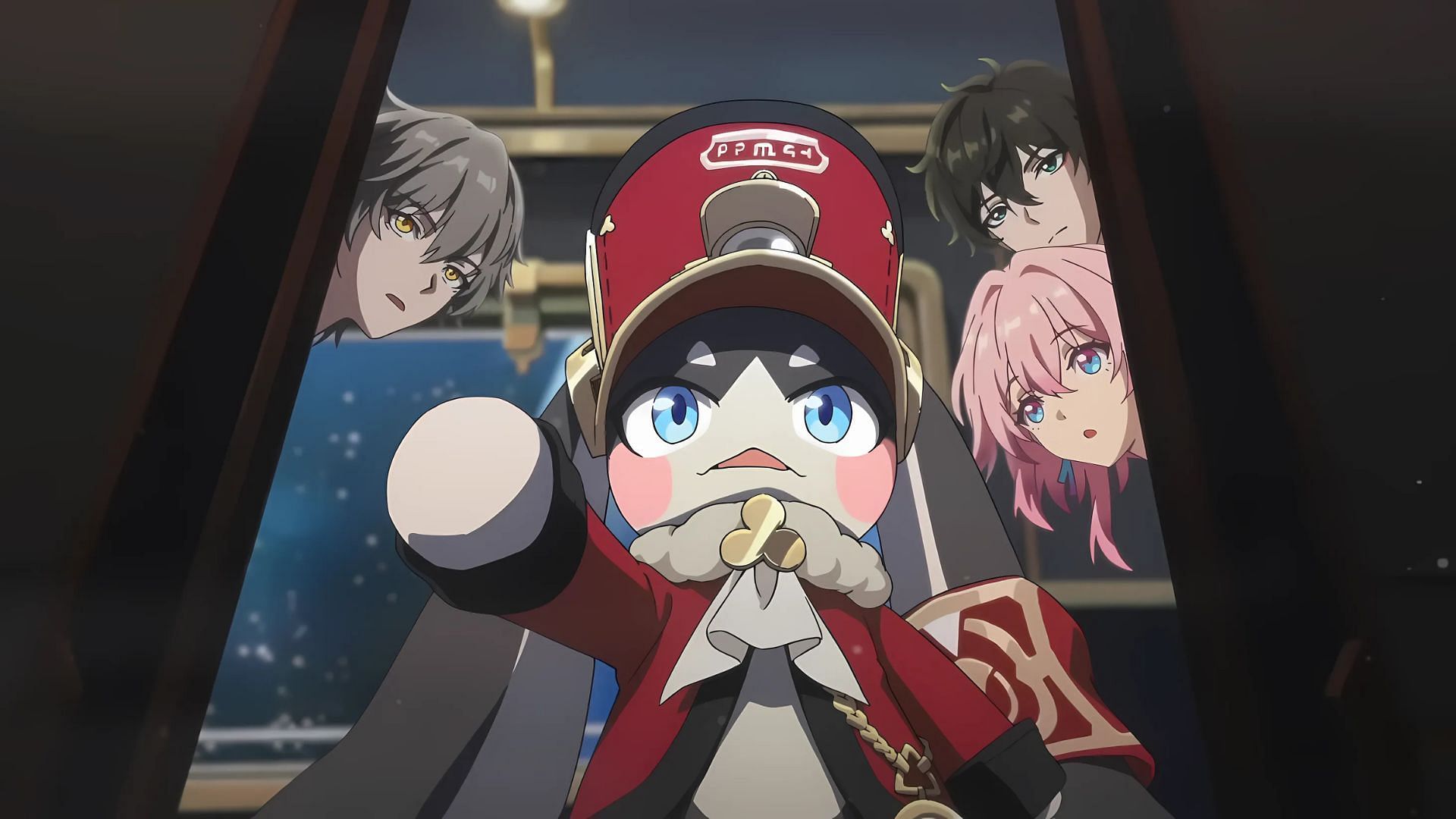 Image showing the Astral Express crew from Honkai Star Rail