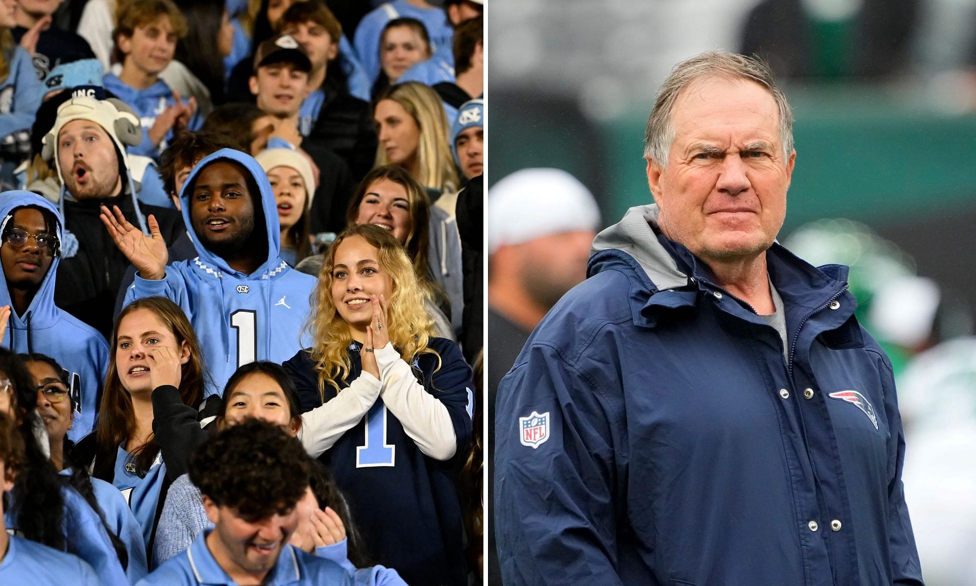 Bill Belichick credits UNC nation. (Image credits: Imagn)