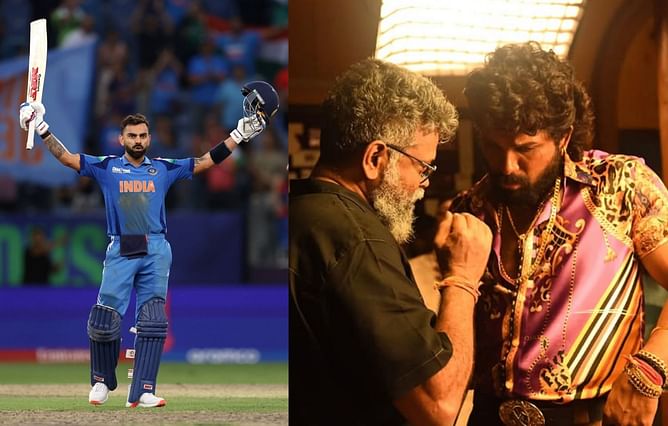Pushpa 2 director Sukumar attends IND vs PAK 2025 Champions Trophy match in Dubai [Watch]