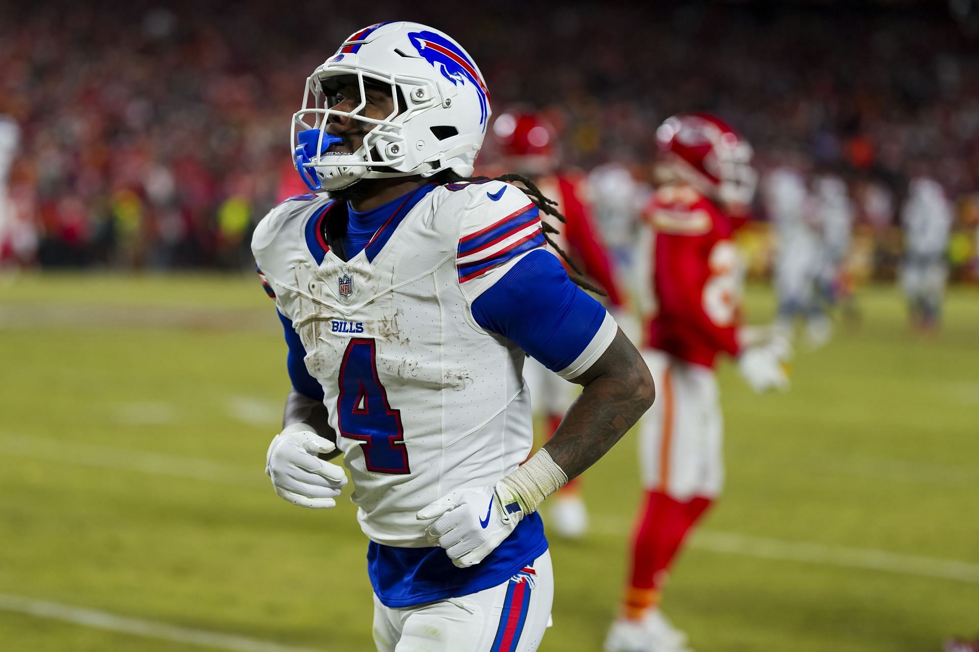 James Cook at AFC Championship Game: Buffalo Bills v Kansas City Chiefs - Source: Getty