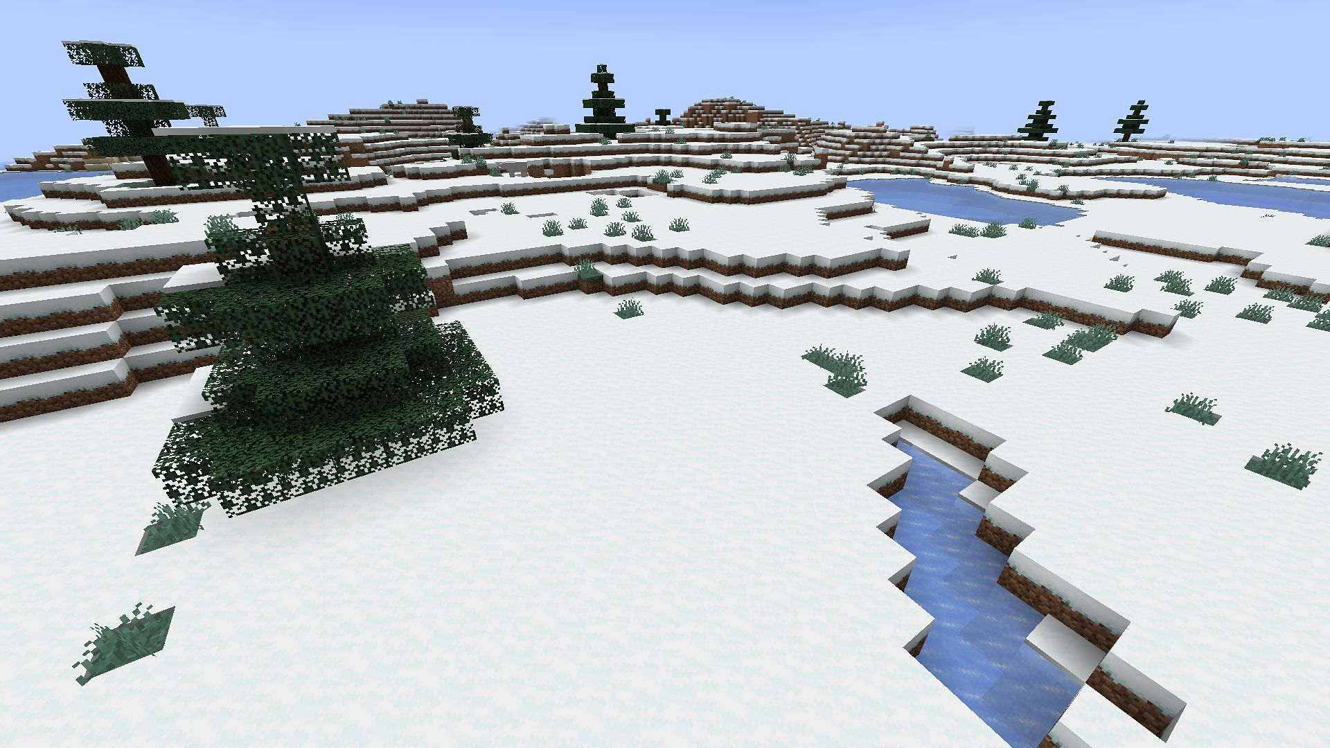 Snowy plains are an underrated Minecraft biome (Image via Mojang Studios)