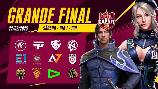 C.O.P.A. Free Fire 2025 Grand Finals Day 1: Overall standings and highlights