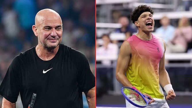 Andre Agassi makes surprising Ben Shelton pick as the next American men's Grand Slam champion