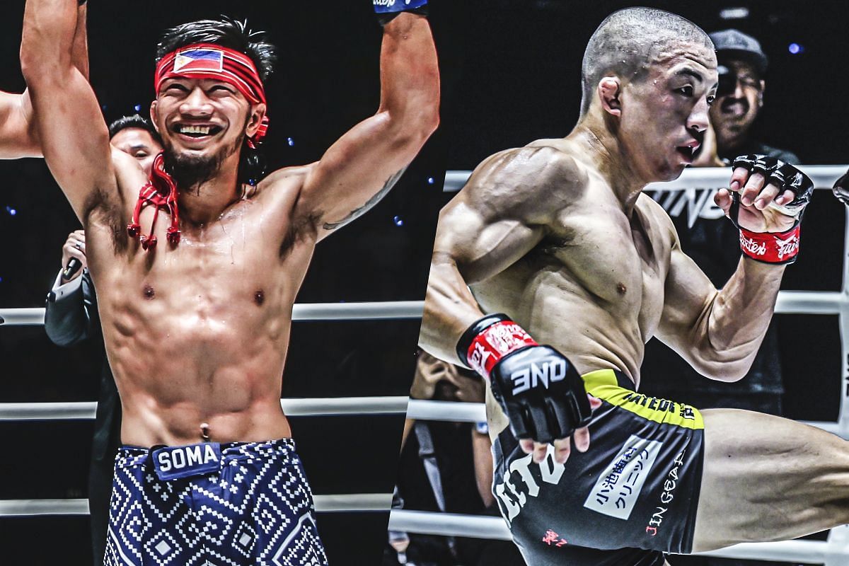 Lito Adiwang (left) and Keito Yamakita (right). [Photos from ONE Championship]