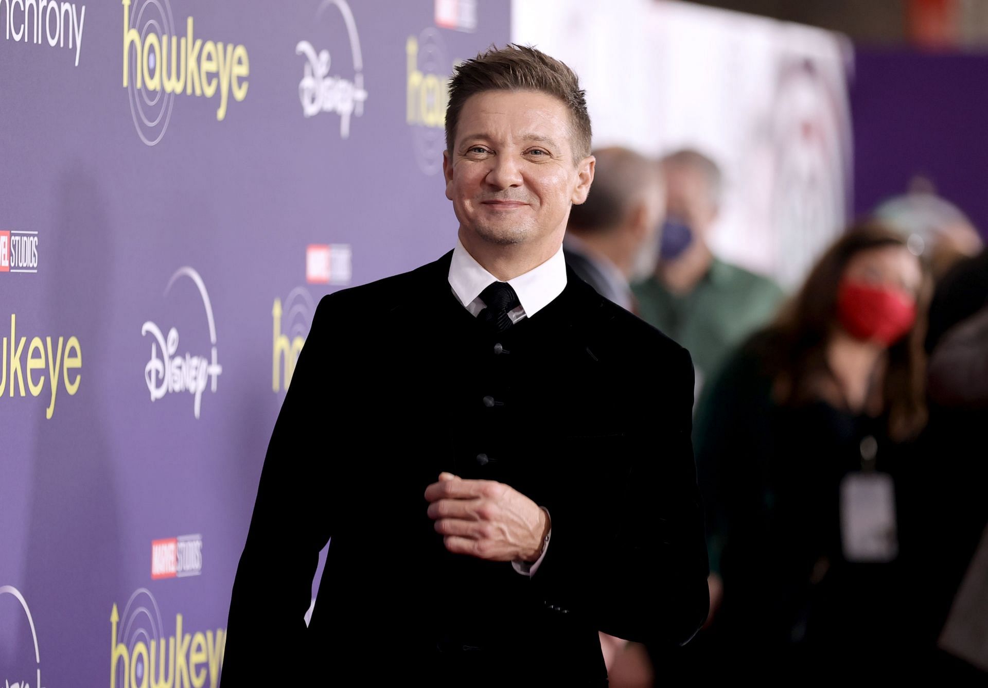 At the Marvel Studios&#039; Los Angeles Premiere of Hawkeye (Image via Getty)