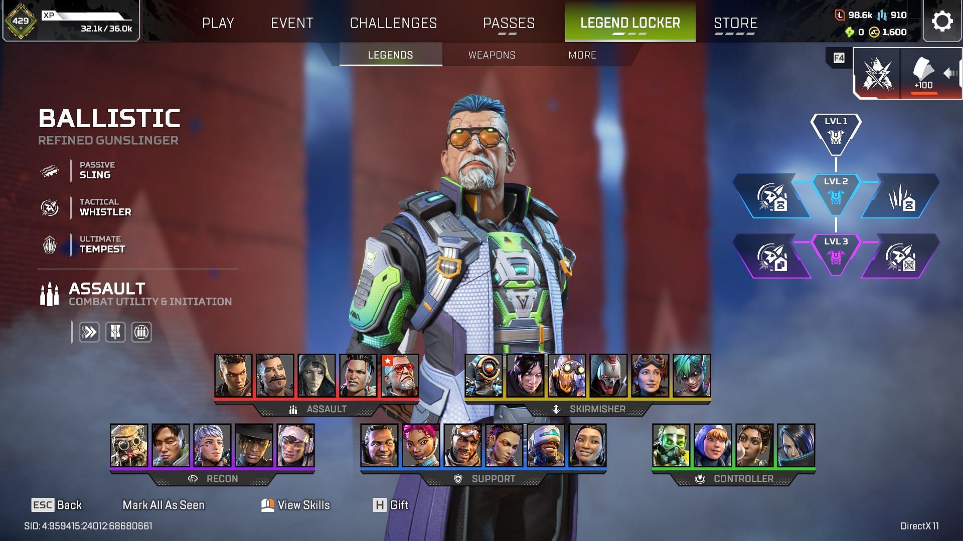 Ballistic in Apex Legends (Image via Sportskeeda Gaming/EA)