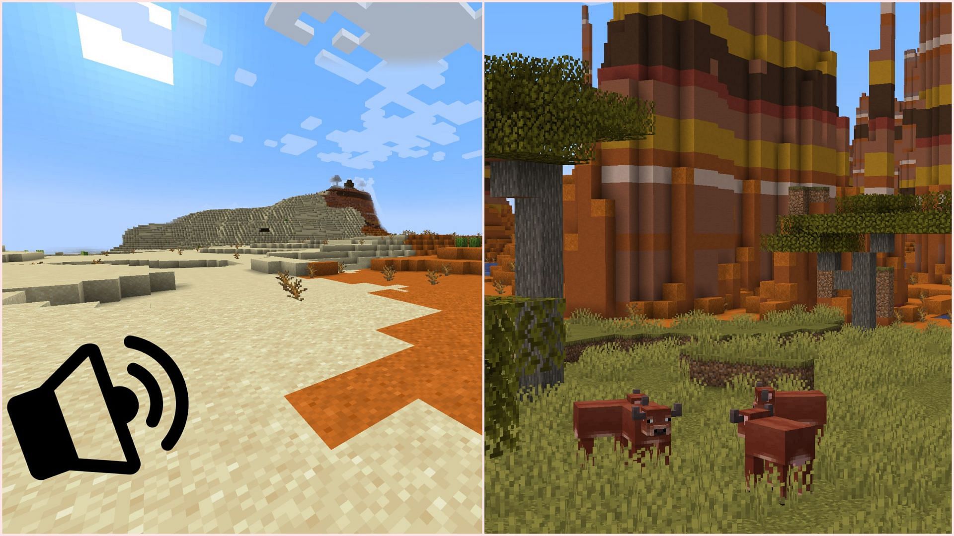 Some features breathe new life into outdated and barren Overworld biomes (Image via Mojang Studios)