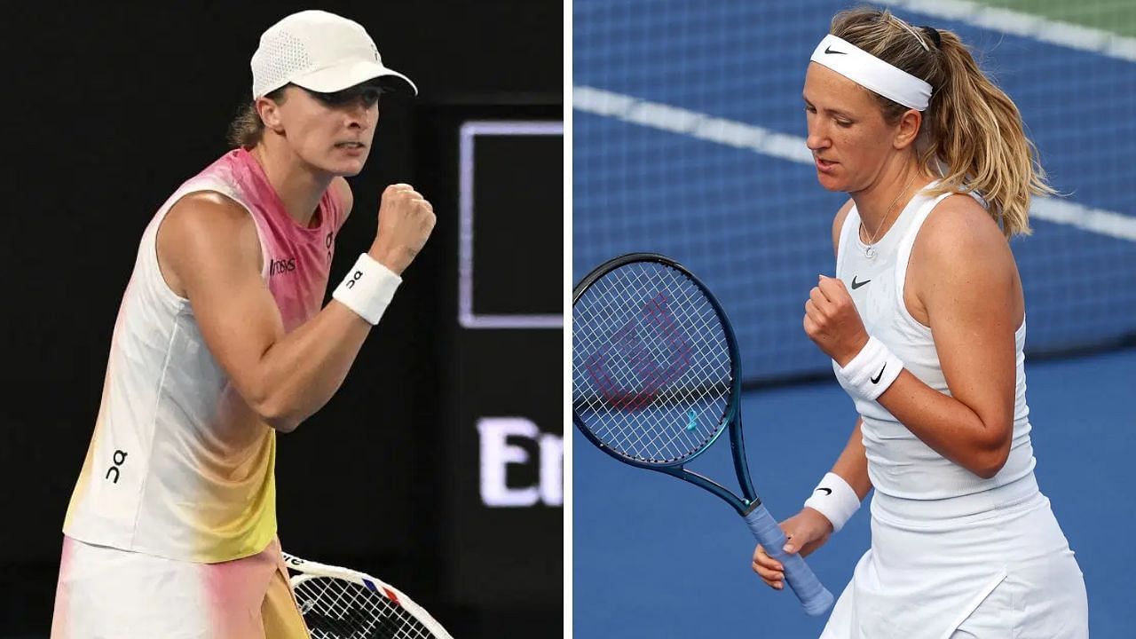 Iga Swiatek and Victoria Azarenka will meet for the fifth time on the WTA Tour. (Image credits: Getty)