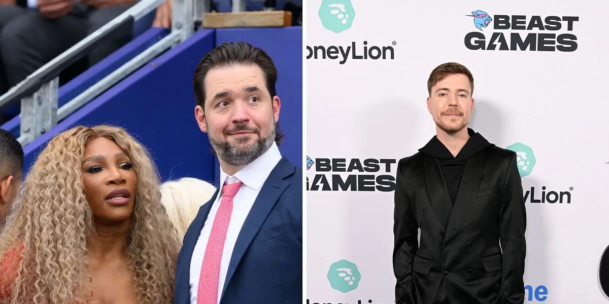 (From L-R) Serena Williams, Alexis Ohanian and MrBeast (Image source: Getty)