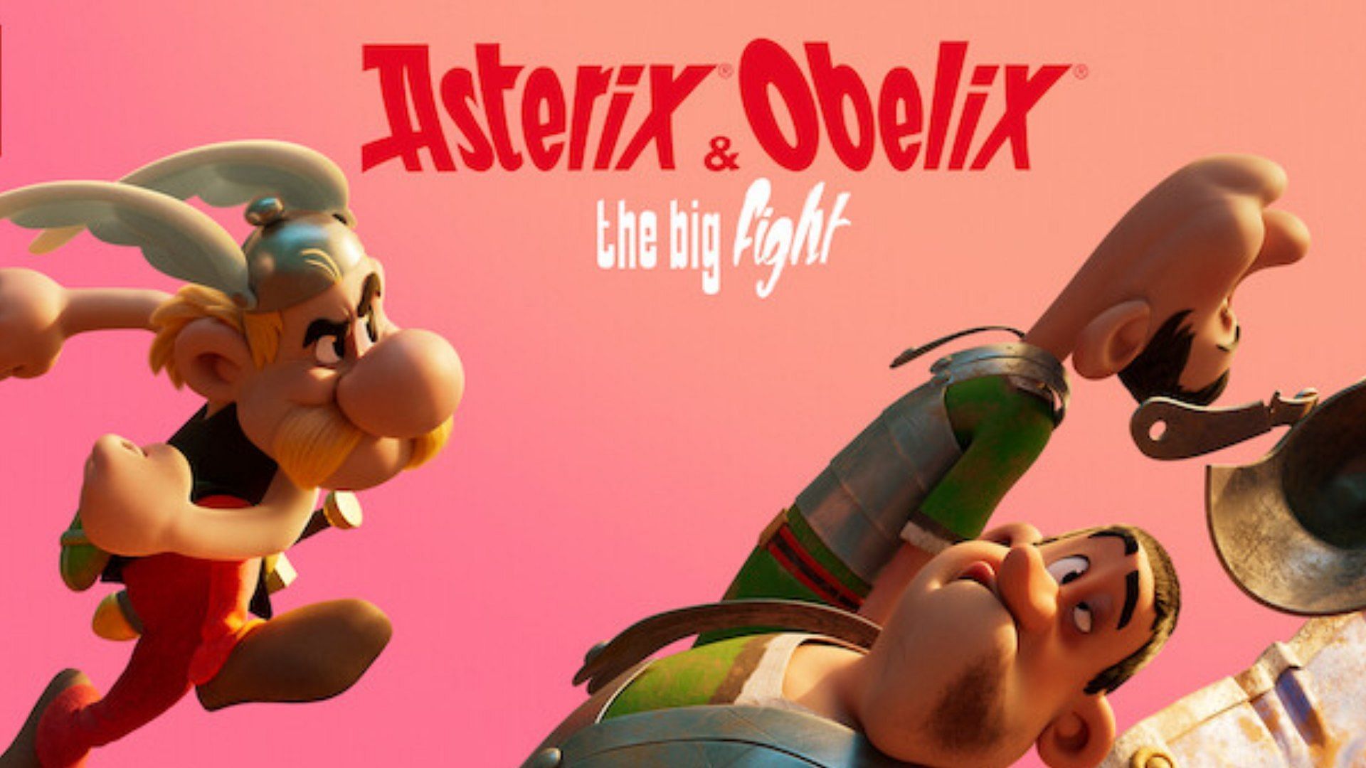 A poster of the 2025 animated series Asterix &amp; Obelix: The Big Fight (Image via Netflix)