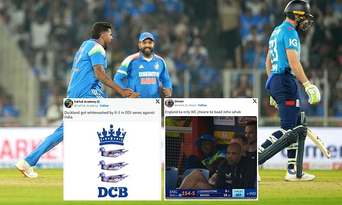 "Jofra Archer after seeing Bazball being Bazbowled in India"-Top 10 funny memes after England's thumping 0-3 whitewash ODI series loss vs India 2025