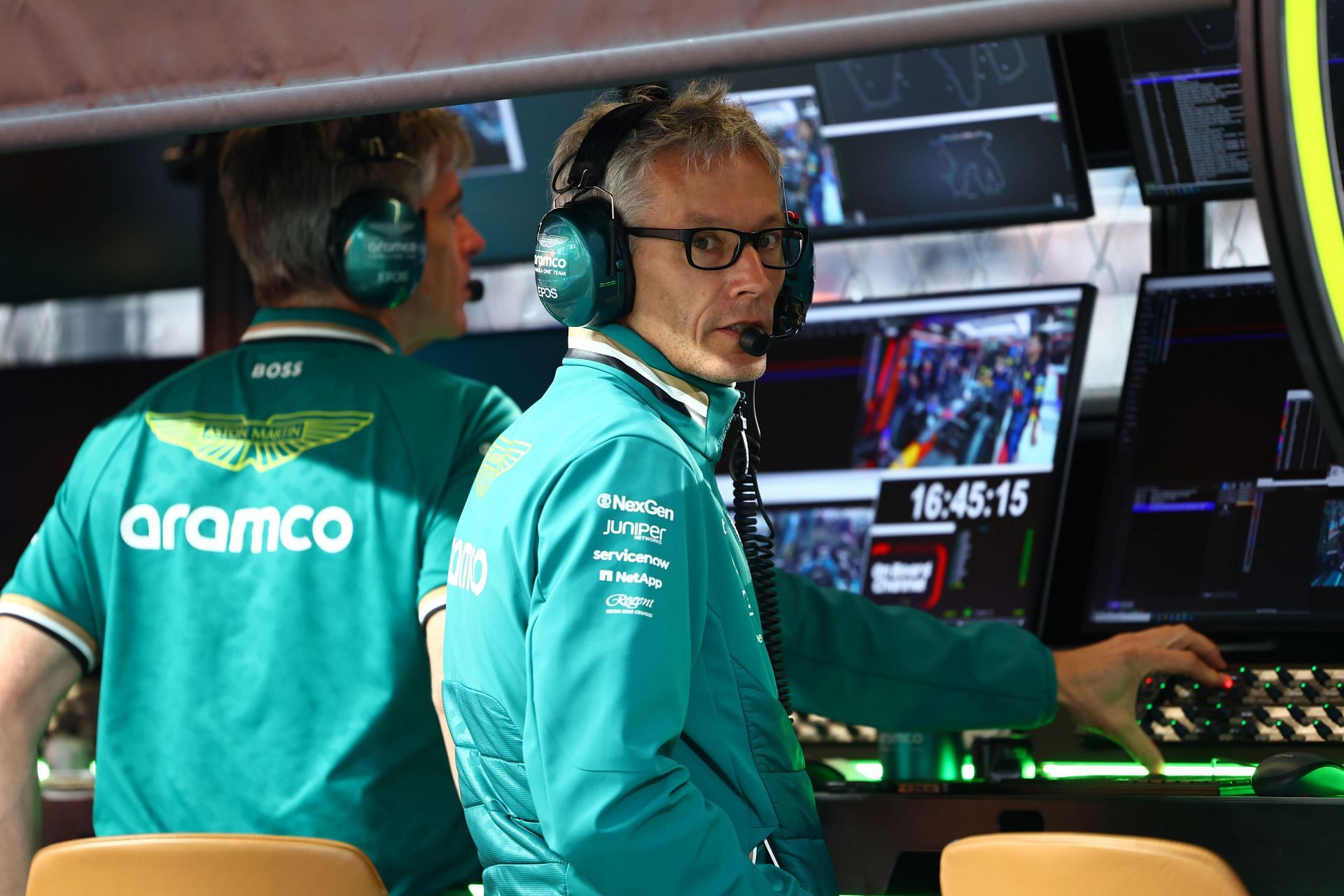 Mike Krack looks on from the pit wall during the Sprint ahead of the Qatar Grand Prix  - Source: Getty