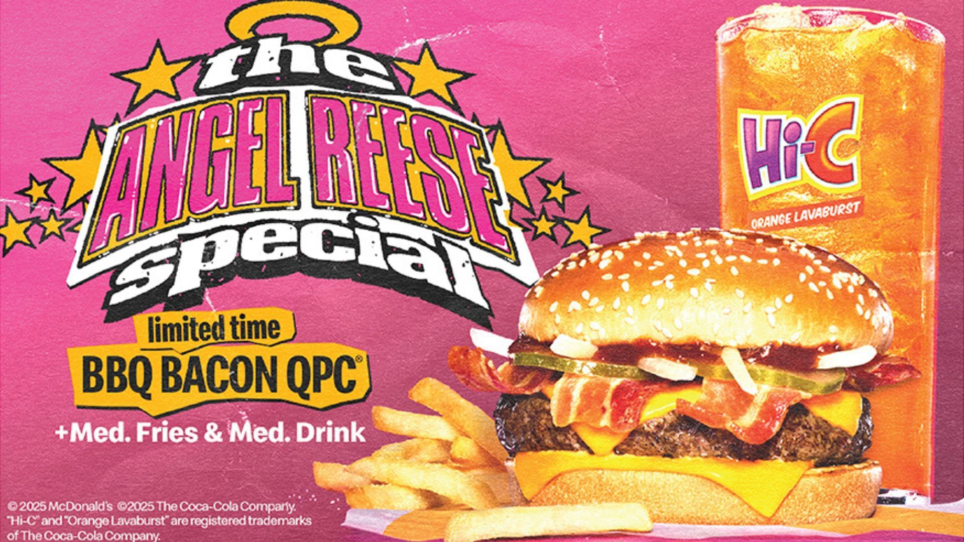 The Angel Reese Special (Image via McDonald&rsquo;s)