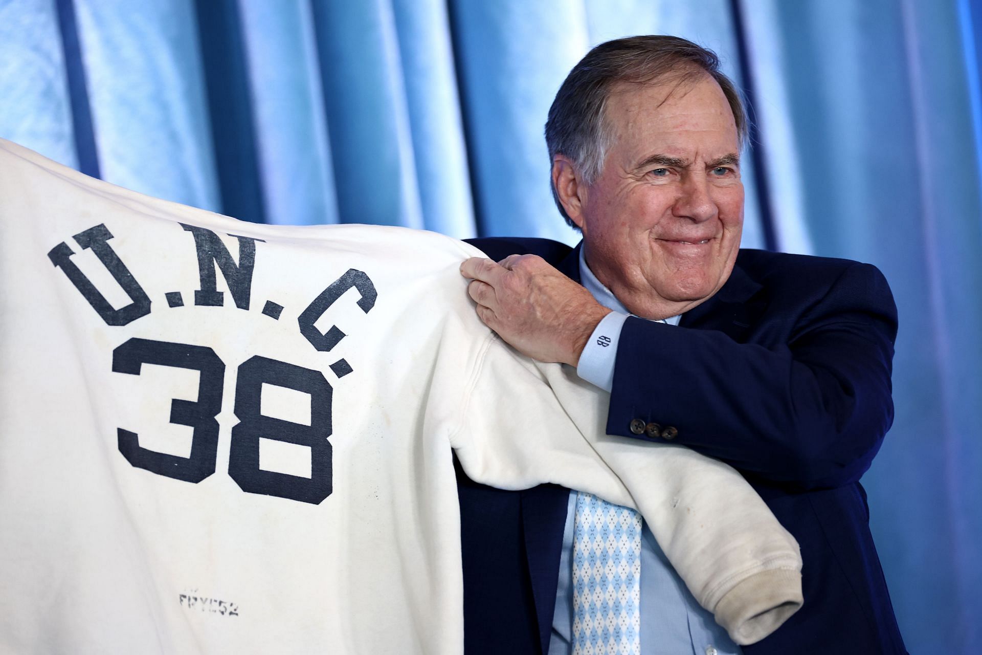 North Carolina Tar Heels Present New Football Coach Bill Belichick - Source: Getty