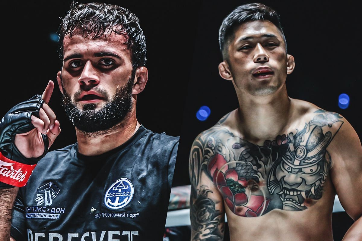 Shamil Gasanov (L) and Martin Nguyen (R) | Photo by ONE Championship