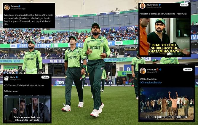 "Father of the bride whose wedding has been called off, yet has to feed the guests for a week"- Fans react to Pakistan's 2025 Champions Trophy exit