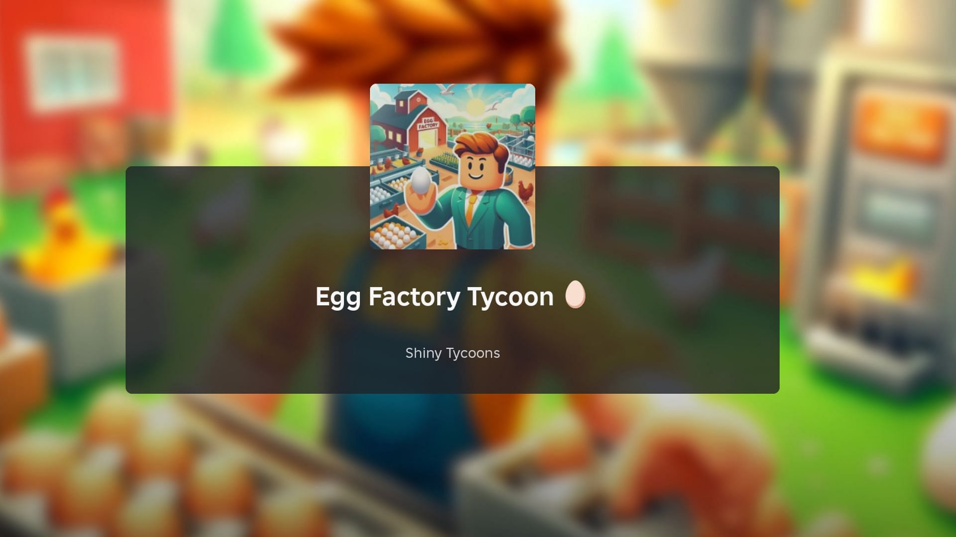 Egg Factory Tycoon loading screen