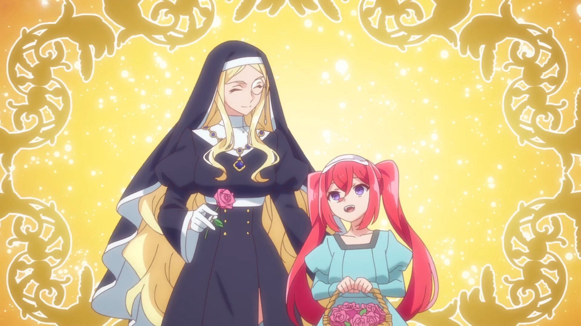 Holy Sister and Dratena Belbury as seen in Bogus Skill &quot;Fruitmaster&quot; (Image via Asahi Production)