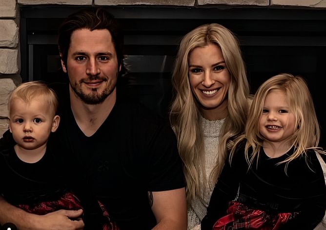 J.T. Miller’s wife Natalie drops three-word reaction to fan's heartfelt plaqcard for $56,000,000 superstar during 4 Nations USA vs Canada clash