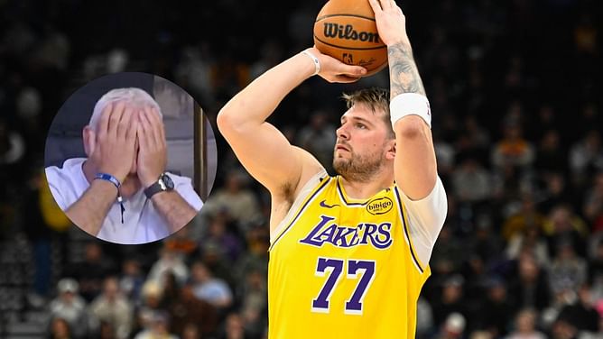 Luka Doncic's father Sasa in utter disbelief at Lakers star's impossible shot on LeBron James' dime