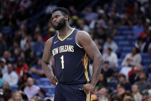 Zion Williamson in action for the Pelicans - Source: Getty