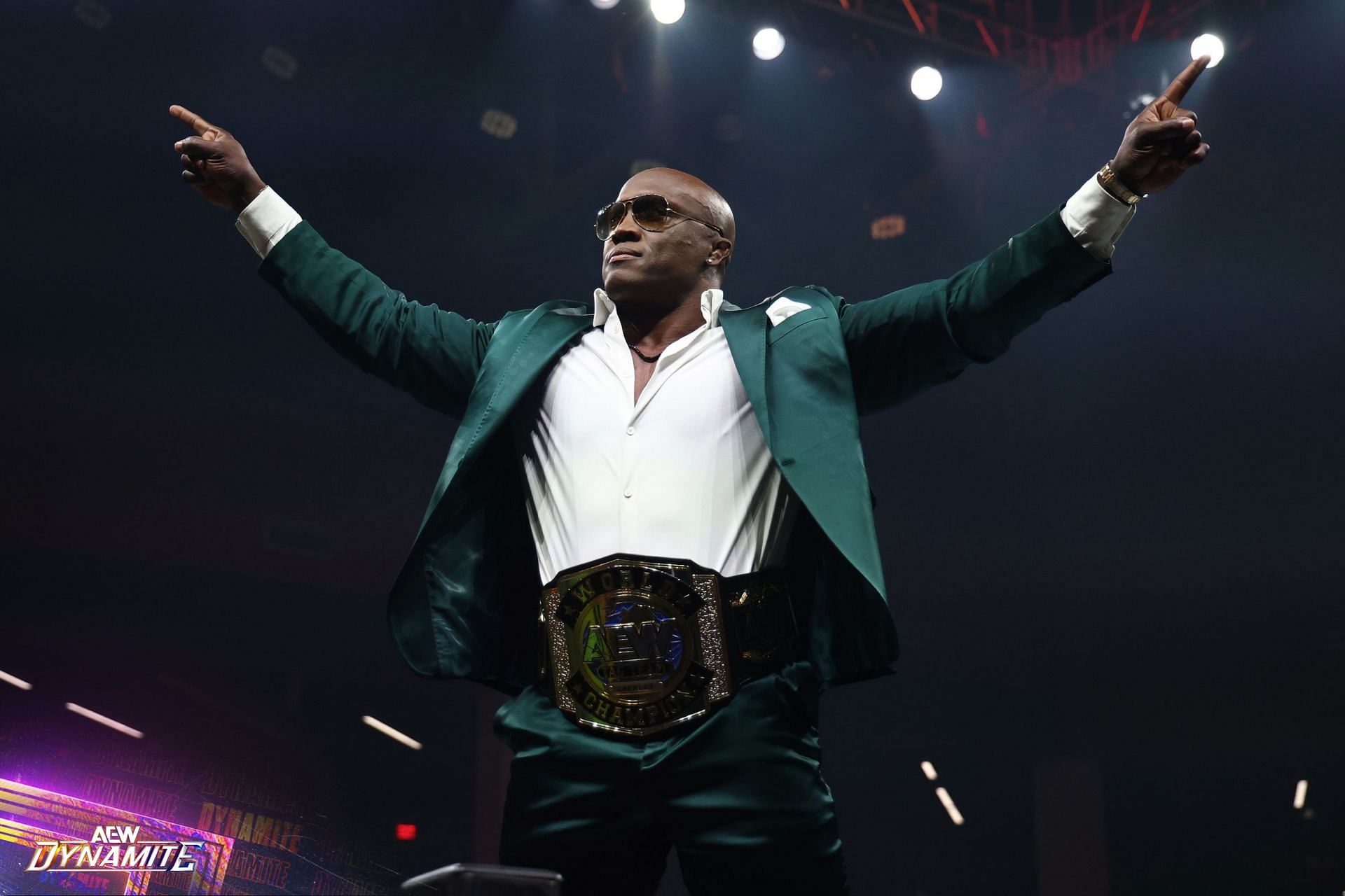 Bobby Lashley is one-half of the AEW Tag Team Champions [Image credit: AEW website]