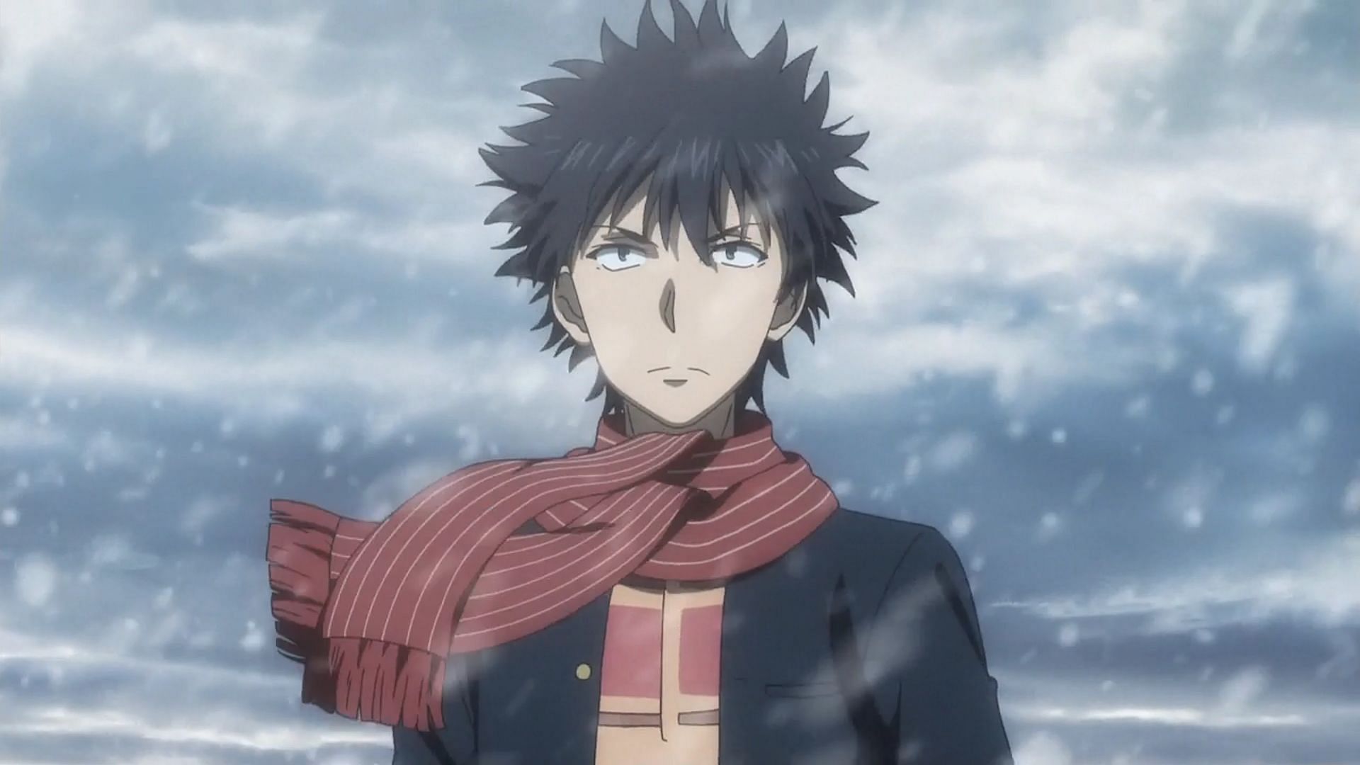 Kamijou&#039;s unlucky streak makes him one of the most interesting anime main characters (Image via J.C. Staff)