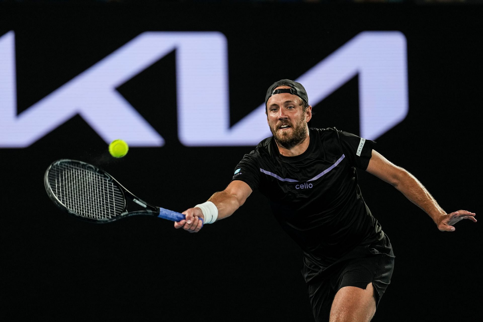 Lucas Pouille at the 2025 Australian Open [Image Source: Getty Images]