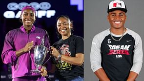 Coco Gauff's mom Candi sends her love to son Codey as he continues training for future MLB career