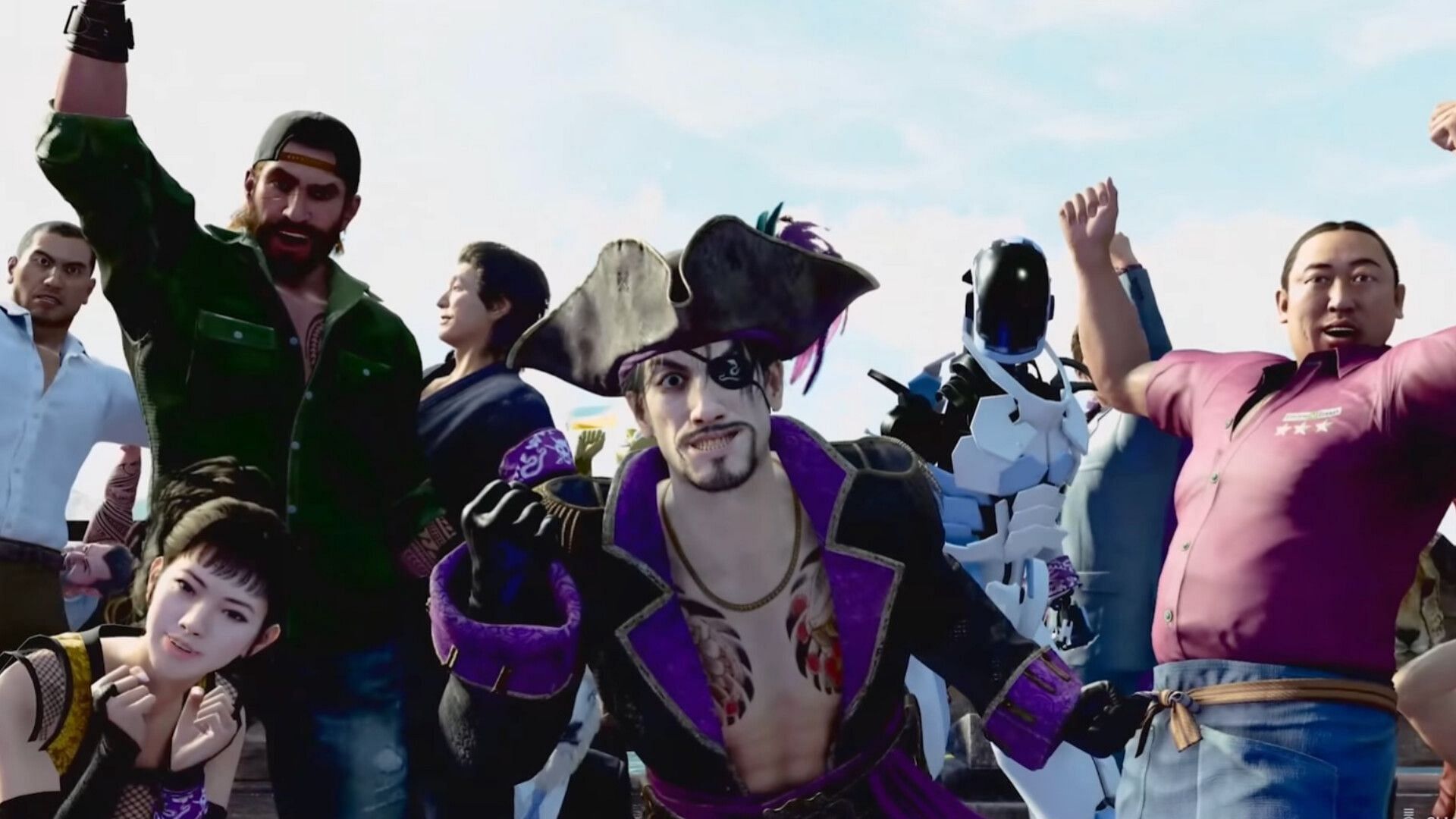 Pirate Yakuza is now available to buy via Steam, PlayStation Store, and Xbox Game Store (Image via SEGA)