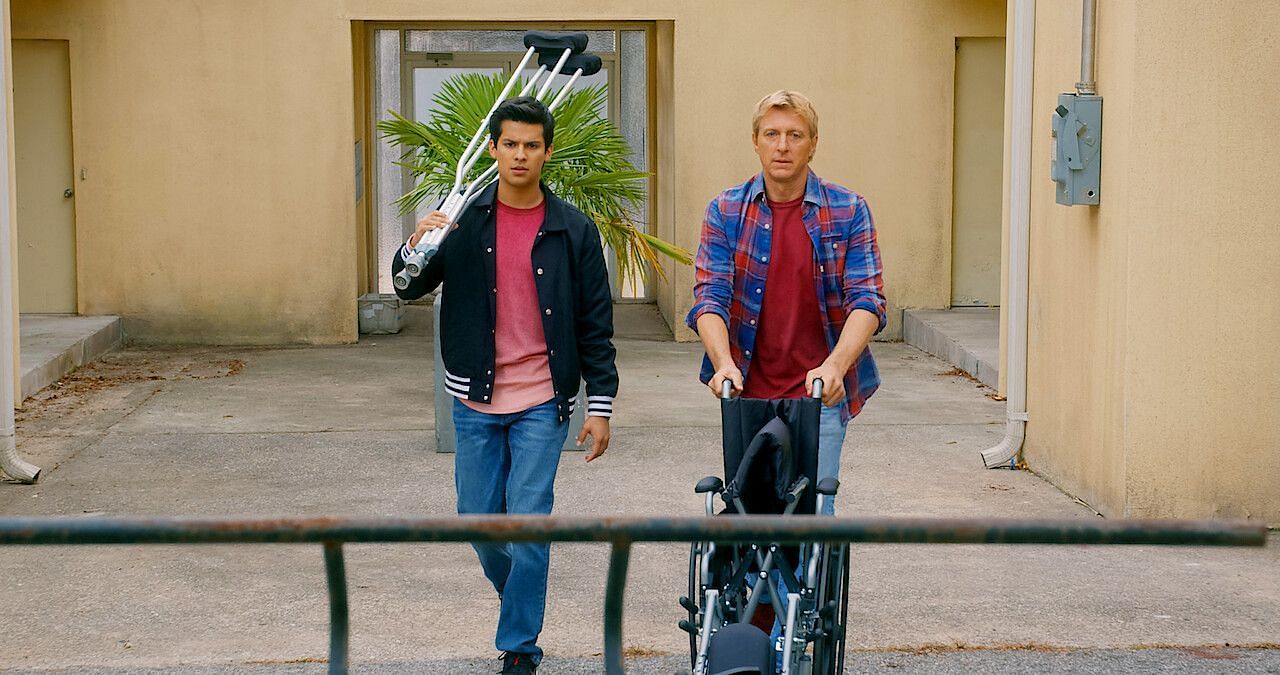 Miguel and Johnny walk out (Image via Netflix)