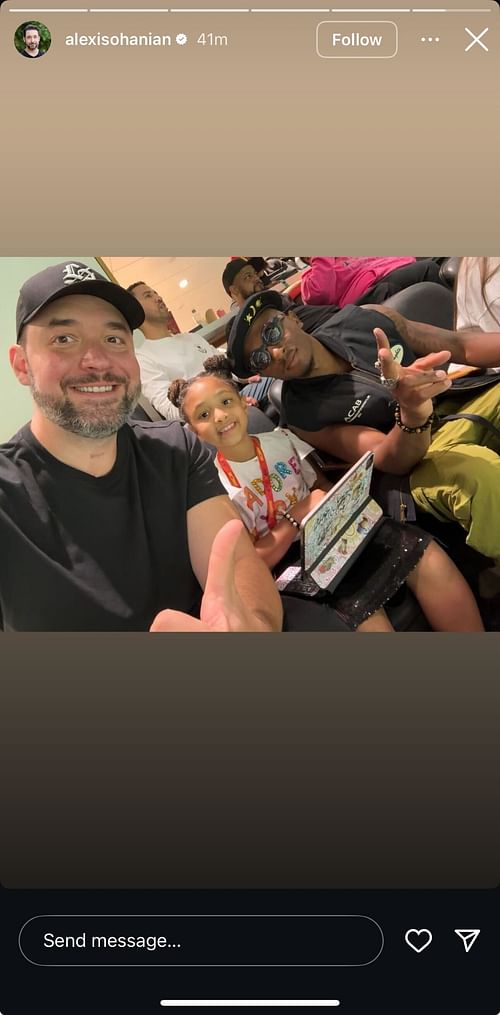 Alexis Ohanian's Instagram Story (Image: Instagram @alexisohanian)