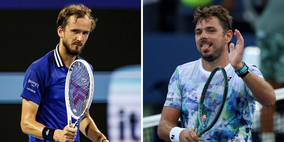 Stanislas Wawrinka and Daniil Medvedev will meet for the fifth time on the ATP Tour.