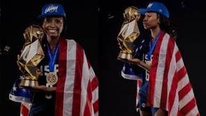 "This cannot be real!": Hoops fans react to 2x FIBA gold medalist Hailee Swain's performance in 89 points blowout victory over opponents